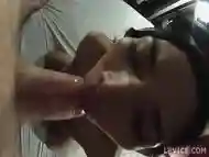 Ladyboy Aoki Gives POV Blowjob