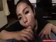 Ladyboy Aris Gives A Handjob