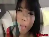 Ladyboy Cums In Hot Solo