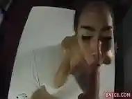 Ladyboy Emmie Gives Blowjob