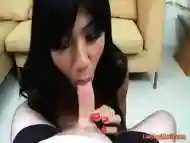 Ladyboy Narnia Gives Blowjob And Rides Raw Dick