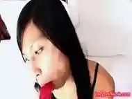 Ladyboy Opor Masturbating