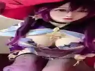 Pretty Cosplay Chinese Shemale Cum Show 6