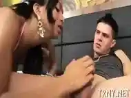 Pretty Tranny Enjoys Hardcore