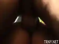 Teen Tranny Uses Her Juicy Ass