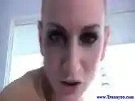 Tranny Tgirl Facializes Shemale Loving Slut