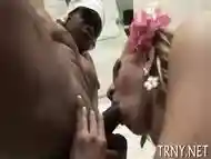 Young Tranny Enjoys A Cock